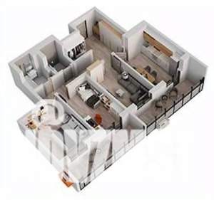 3-к квартира, строящийся дом, 82м2, 7/18 этаж