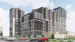 1-к квартира, строящийся дом, 25м2, 13/25 этаж